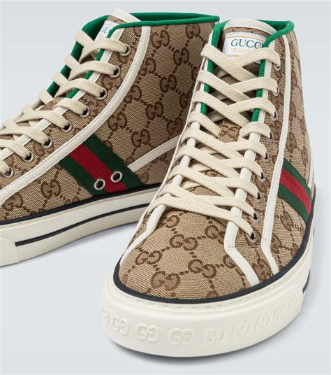 1977 gucci sneakers|Gucci tennis 1977 high top.